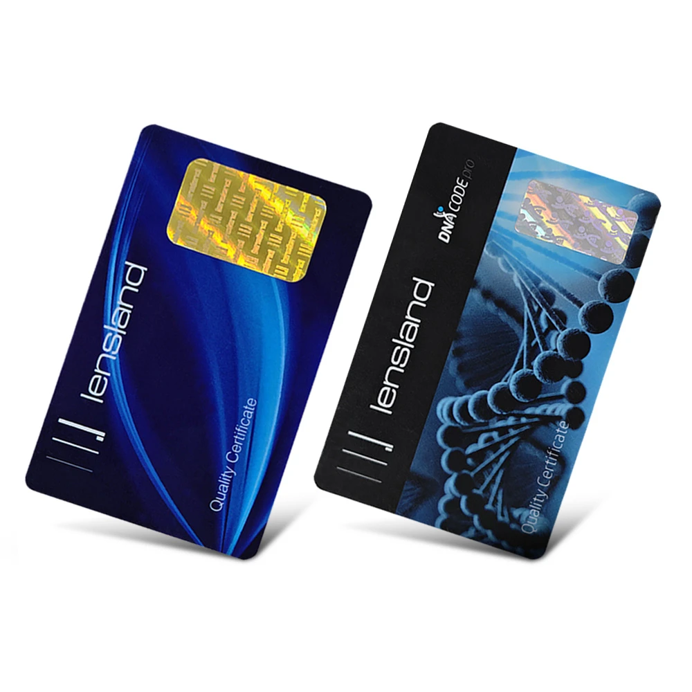Brand protection hologram card